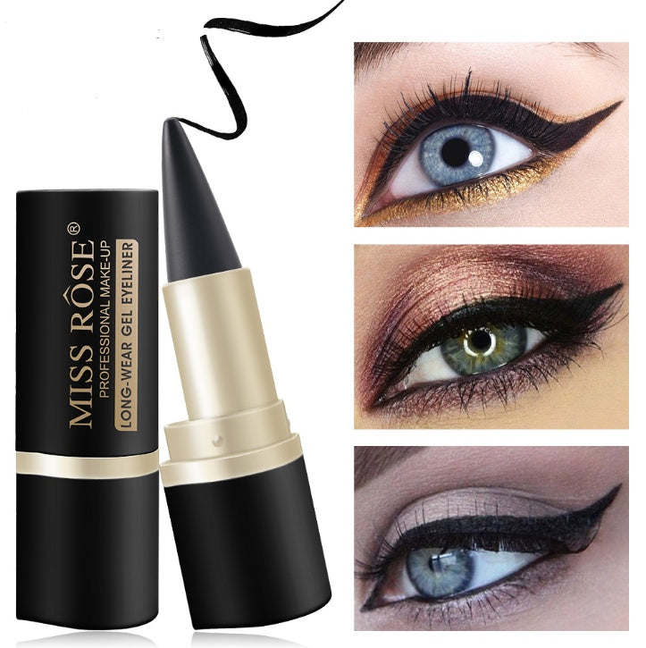 Black precision eyeliner makeup product